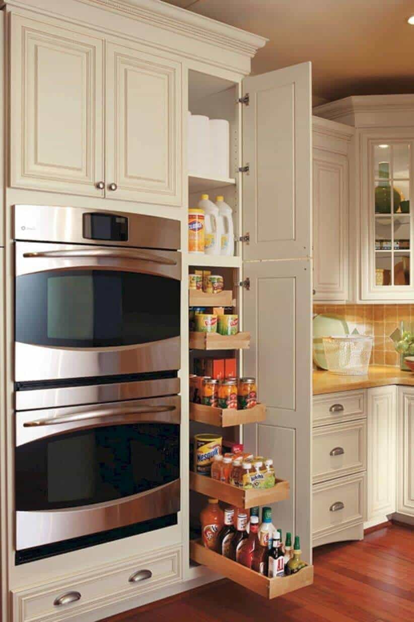 Organize your food products better in your kitchen cabinets and pantry with these ideas we are about to present. There are adaptations you can make to your already installed kitchen cabinets and pantry to improve.