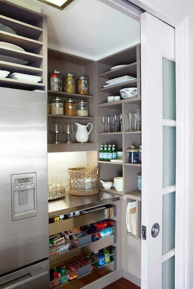 30 Handy Kitchen Pantry Closet Design Ideas