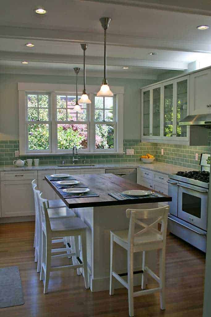 Here are some kitchen island cabinets with seating options for you to find inspiration and get an idea on what can be done in different kitchen styles, sizes, and decor.