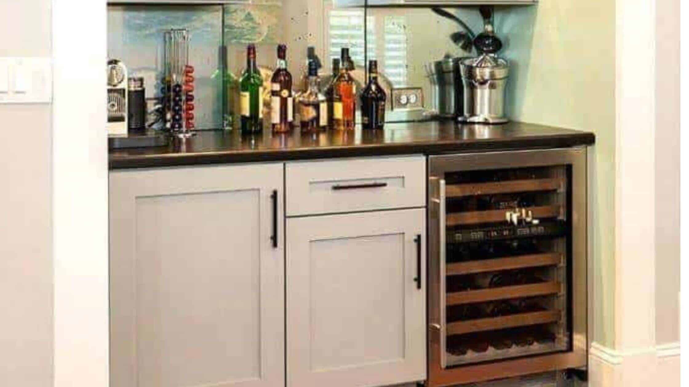 Wet Bar and Kitchen Mini Fridge Refrigerator Solutions